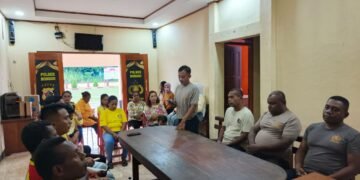 Pererat Silaturahmi, Polsek Bonggo Gelar Family Gathering Sekaligus Perpisahan Anggota