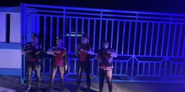 Cegah Gangguan Kamtibmas, Sat Samapta Polres Sarmi Gencarkan Patroli Malam