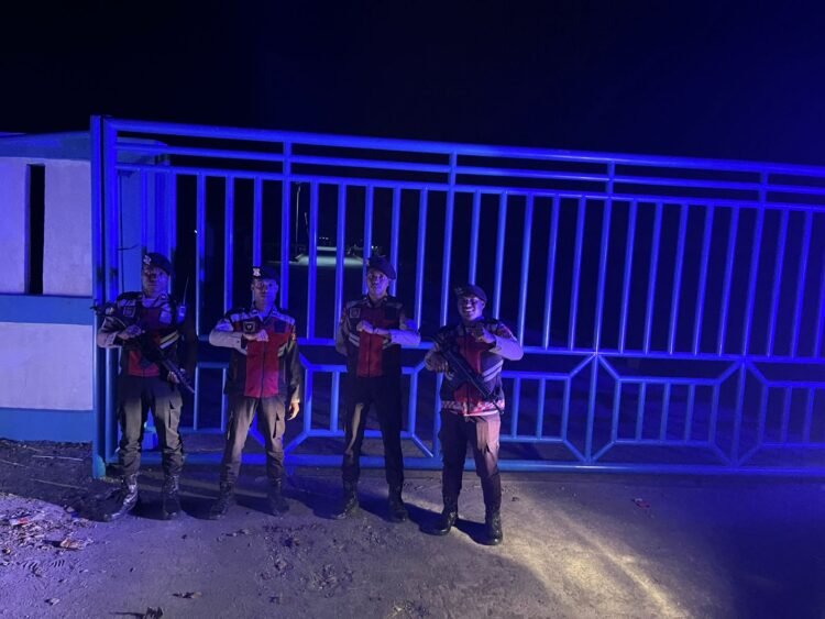 Cegah Gangguan Kamtibmas, Sat Samapta Polres Sarmi Gencarkan Patroli Malam