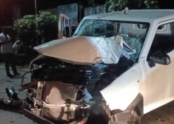 Diduga Dipengaruhi Miras, Pengemudi Alami Kecelakaan Tunggal di Sentani