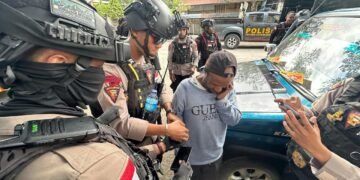 Polsek Merauke Kota Dukung Ketahanan Pangan, Panen Jagung di Kampung Semangga Jaya