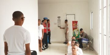 Polda Papua Barat Gelar Rikes, 57 Catar Akpol Ikuti Pemeriksaan Kesehatan