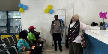 Situasi Aman, Pengamanan Objek Vital Bank Papua Karubaga Berjalan Lancar