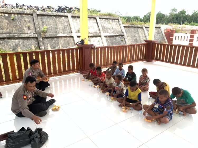 Polres Boven Digoel Gelar Ruang Edukasi Bagi Anak Putus Sekolah, Tingkatkan Literasi Dan Pola Hidup Sehat 