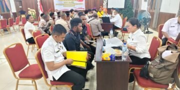 Satlantas Polres Jayapura Tanamkan Disiplin Berlalu Lintas Sejak Dini Lewat Program Polsanak di Sentani