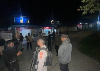 Patroli Malam Humanis, Polres Tolikara Perkuat Harkamtibmas di Kota Karubaga 