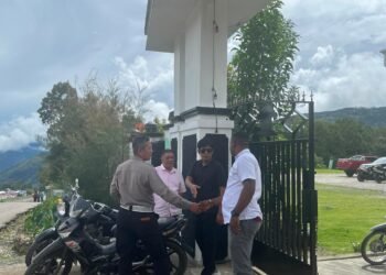 Personel Polsek Sota Sambangi Warga Kampung Erambu, Sampaikan Pesan Kamtibmas