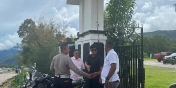 Personel Polsek Sota Sambangi Warga Kampung Erambu, Sampaikan Pesan Kamtibmas