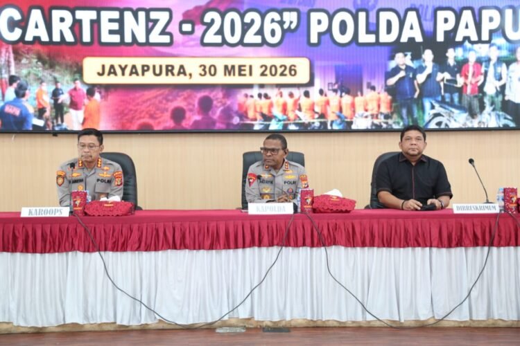 Kapolda Papua Buka Latpraops Sikat Cartenz 2026, Tekankan Optimalisasi Penanganan Kejahatan 3C
