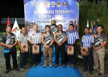 Sertifikasi Tembak Reaksi IPSC Angkatan II Tahun 2026 Berakhir, Kapolda Papua Dorong Peningkatan Kompetensi Personel