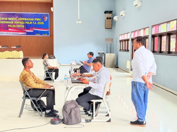 Polda Papua Laksanakan Penelusuran Mental Kepribadian Calon Taruna dan Taruni Akpol Tahun Anggaran 2026